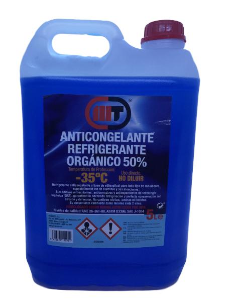 Anticongelante Refrigertante Radiadores De Coche Azul Hasta -20º 1 Litro